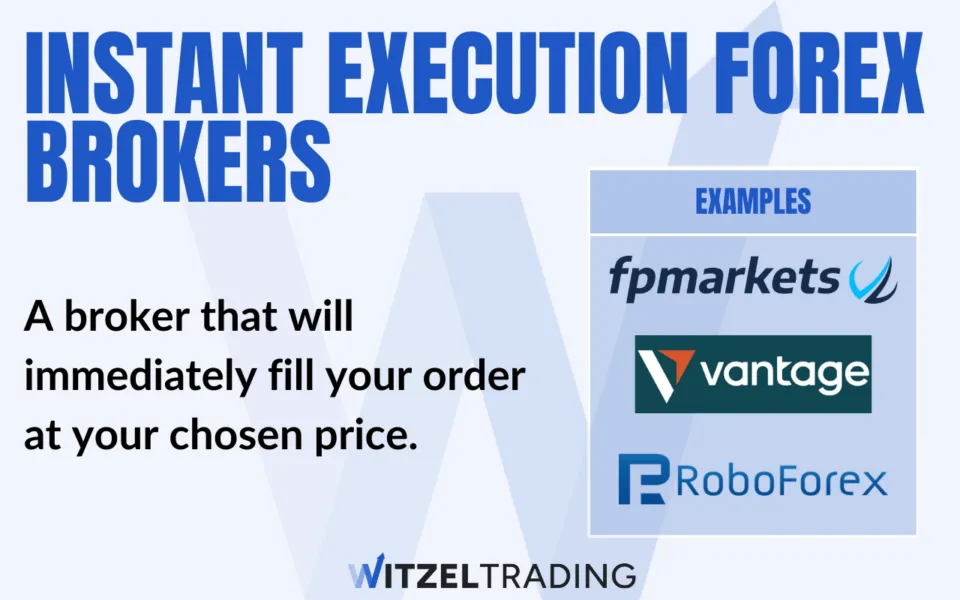 Instant execution forex brokers