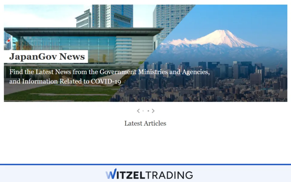 Japan Governements Website