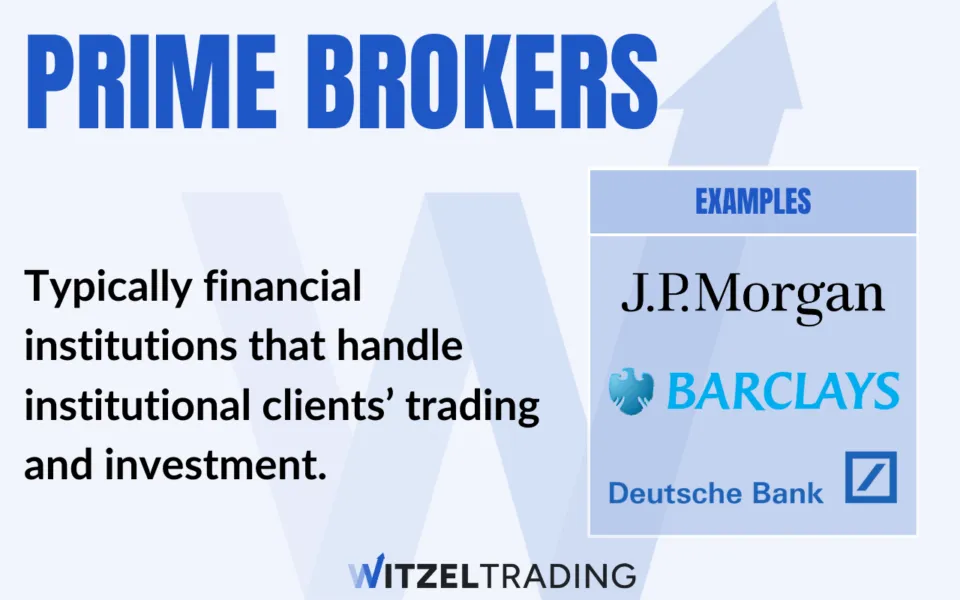 Prime brokers