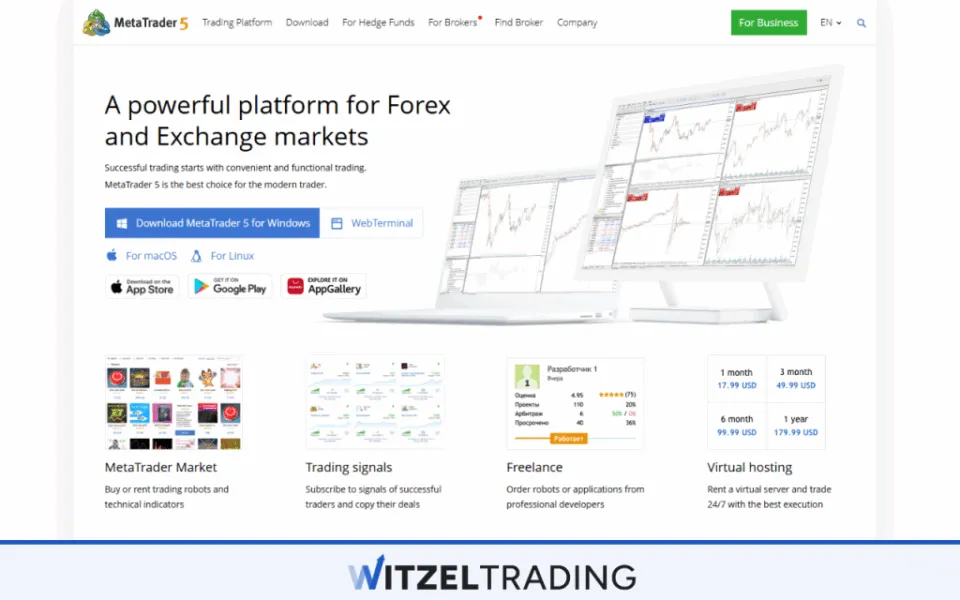 MetaTrader 5 Forex Day Trading