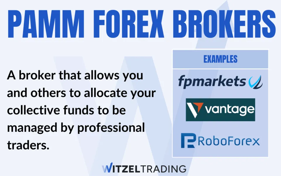 PAMM forex brokers