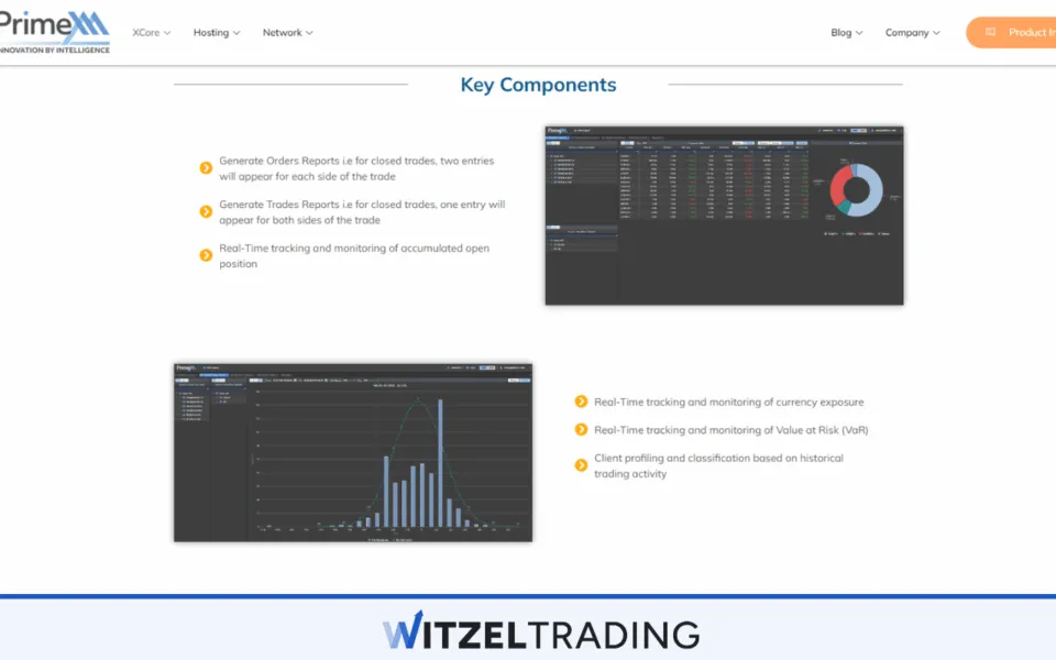 PrimeXM XCore Analytics Key Components