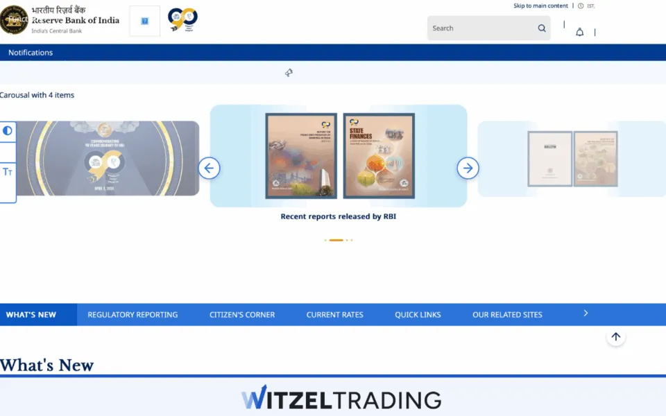 RBI (Reserve Bank of India) devaluates the Rupee