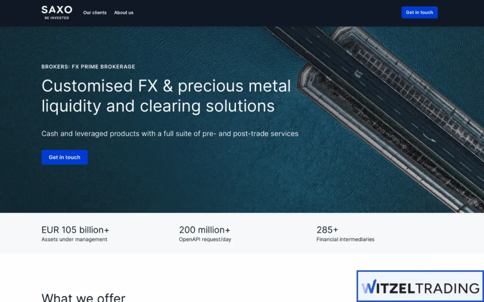 Saxo Bank - Forex Liquidity Provider