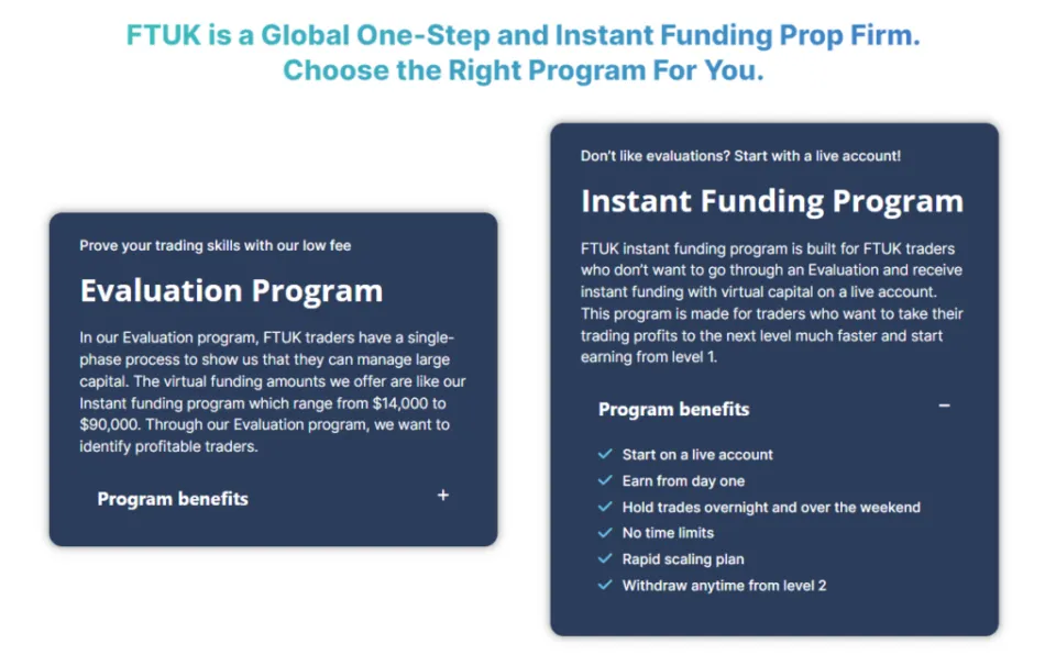 FTUK Instant Funding