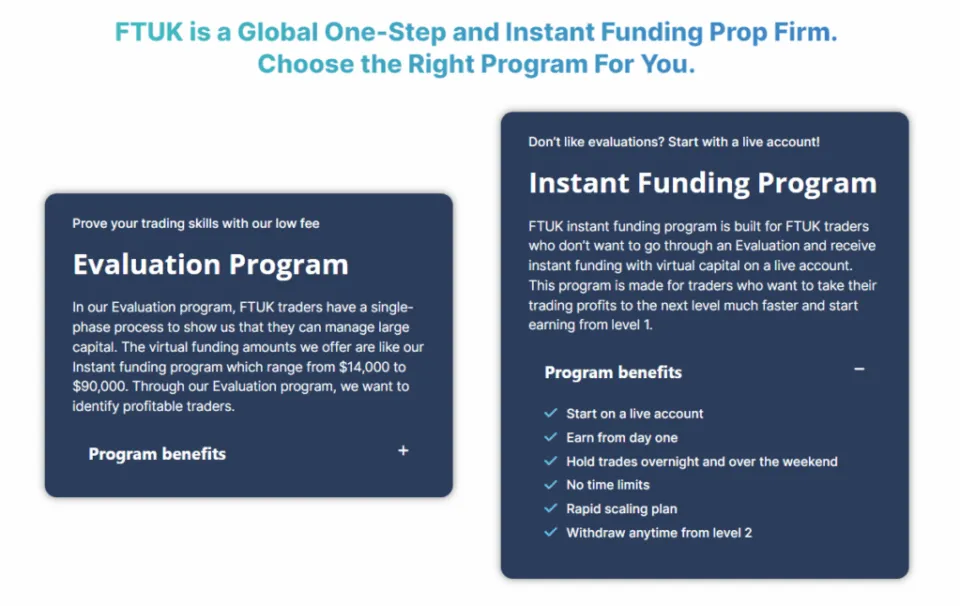 FTUK Instant Funding