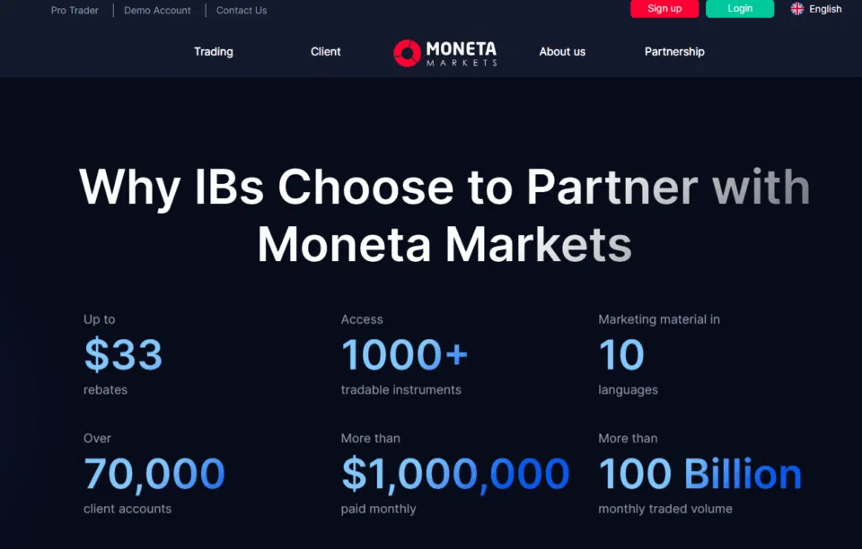 Introducing Broker Program of Moneta Markets
