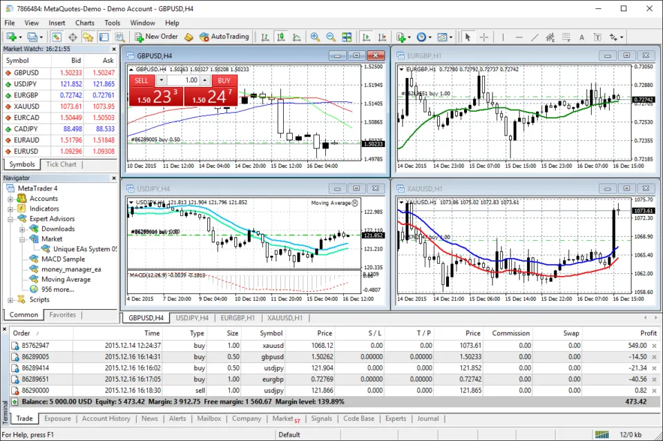 MetaTrader 4 Trading Plattform