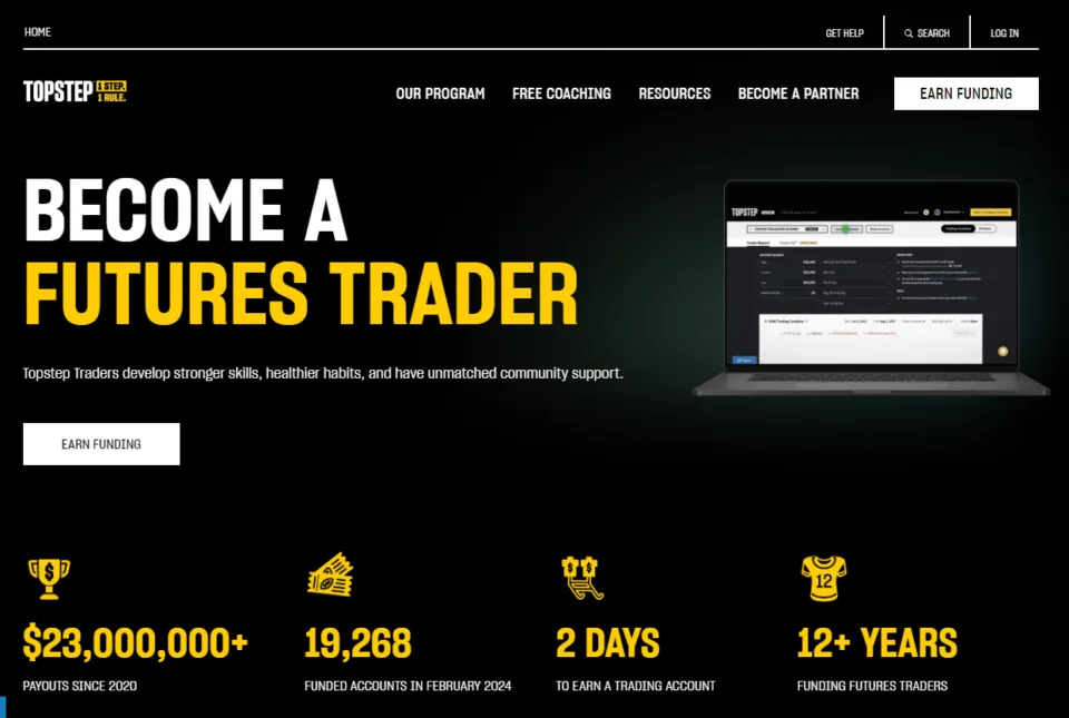 TopStepTrader Prop Trading Firm