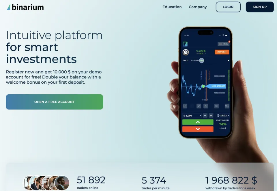 Binarium - Binary Options Broker in the UAE