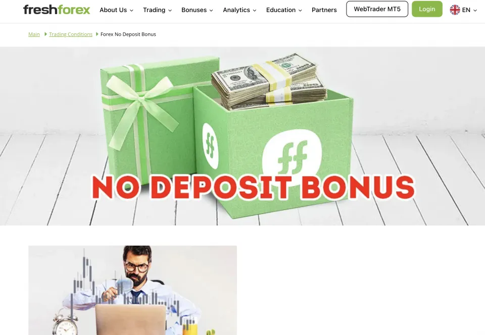 FreshForex Bonus